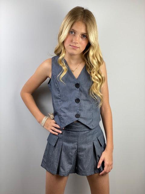 IS Blue Stripe Short - IF SO