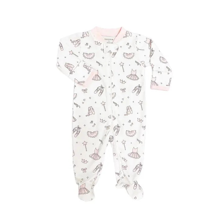 NO Ballerina Zipper Footie PJ