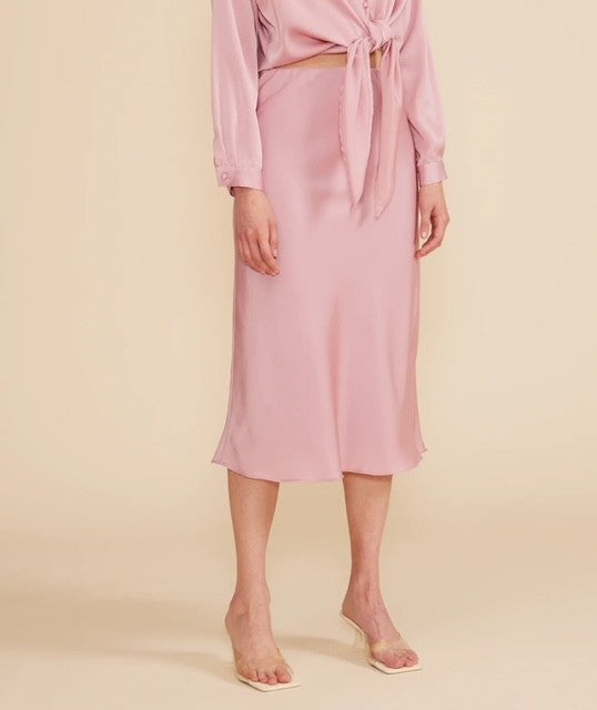 LP Pink Midi Skirt