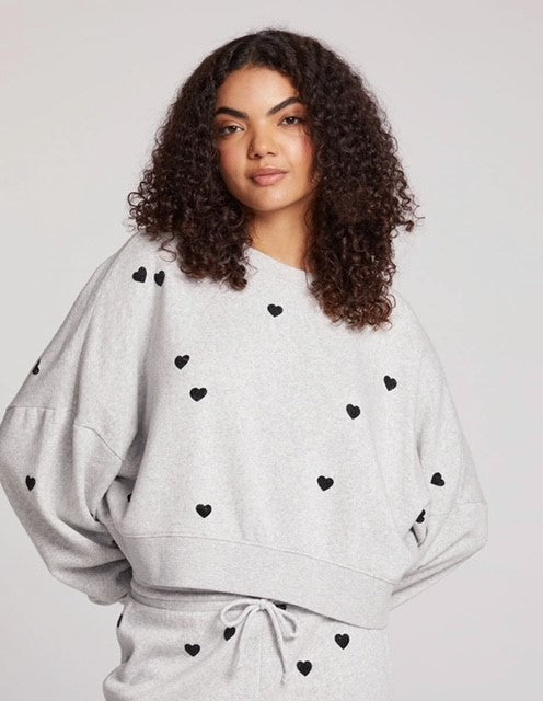 CH Grey Heart Sweatshirt