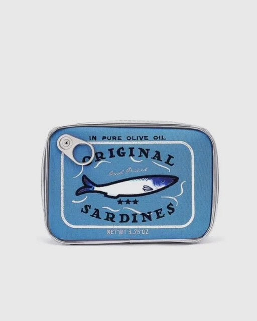 AL Blue Sardine Cosmetic Bag