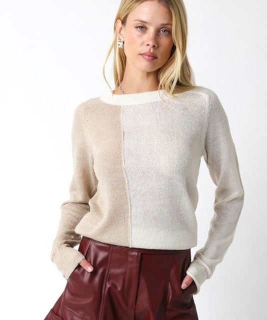 OL Two Toned Sweater