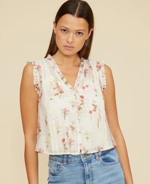LP Pink Floral Top