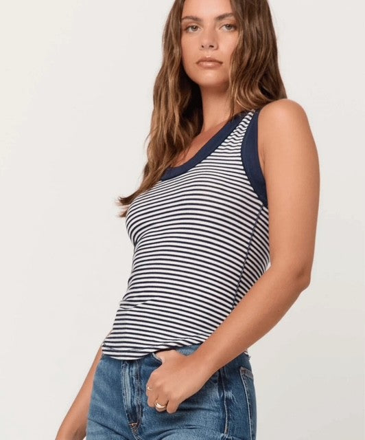 PS Navy Stripe Tank Top