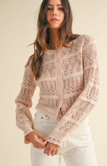 MS Pink Cardigan