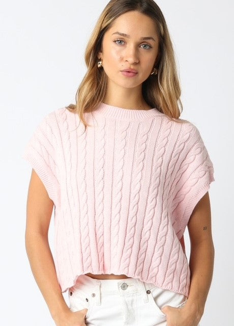 OL Pink Sweater Top