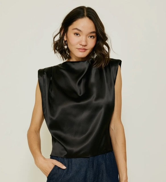 LD Black Cap Sleeve Top