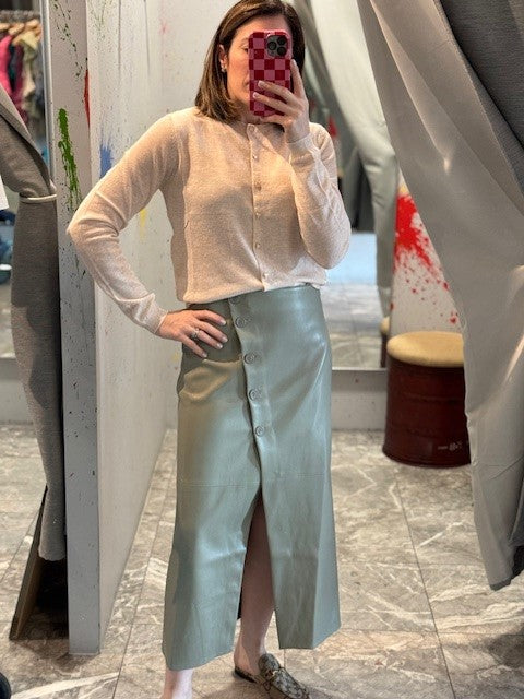 LP Beige Heart Cardigan