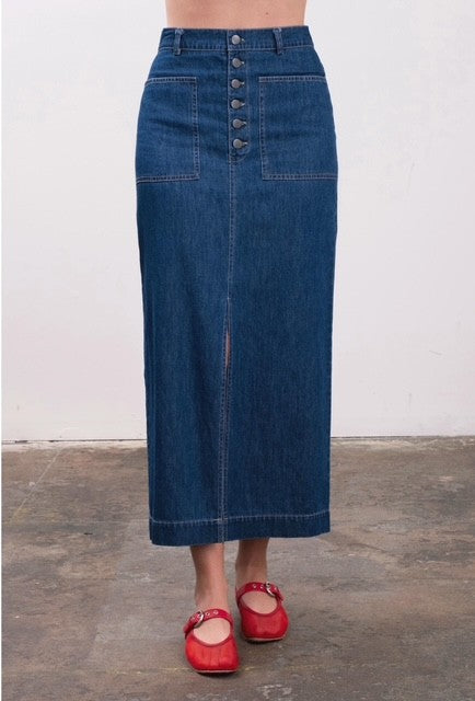 MR Denim Maxi Skirt