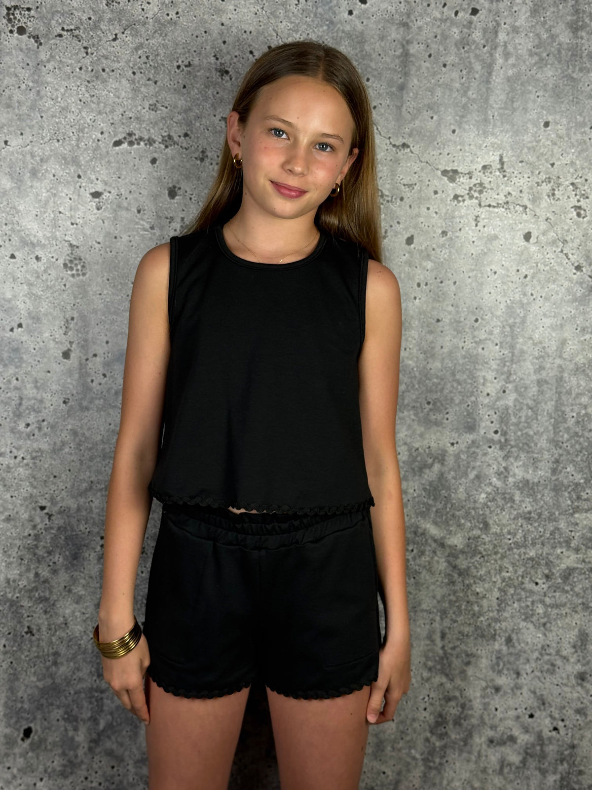 IS Black Lounge Trim Short