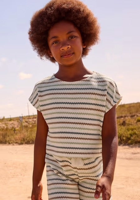 MAY Multicolor Stripe Top