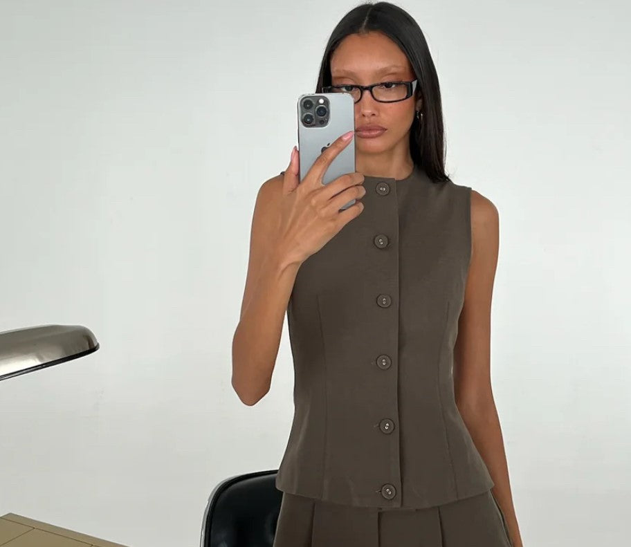 WWW Khaki Vest