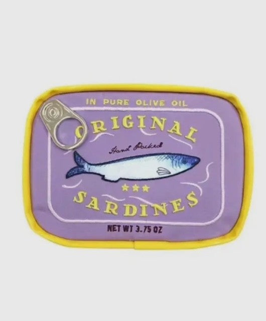 AL Violet/Yellow Sardine Cosmetic Bag