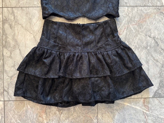 IS Black Lace Skort