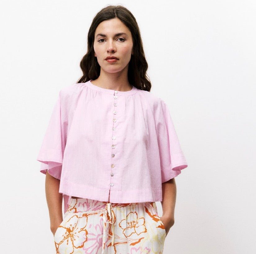 FR Pink Boxy Top