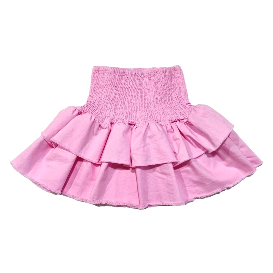 LO Pink Denim Skirt