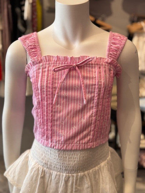 FBZ Pink Stripe Top