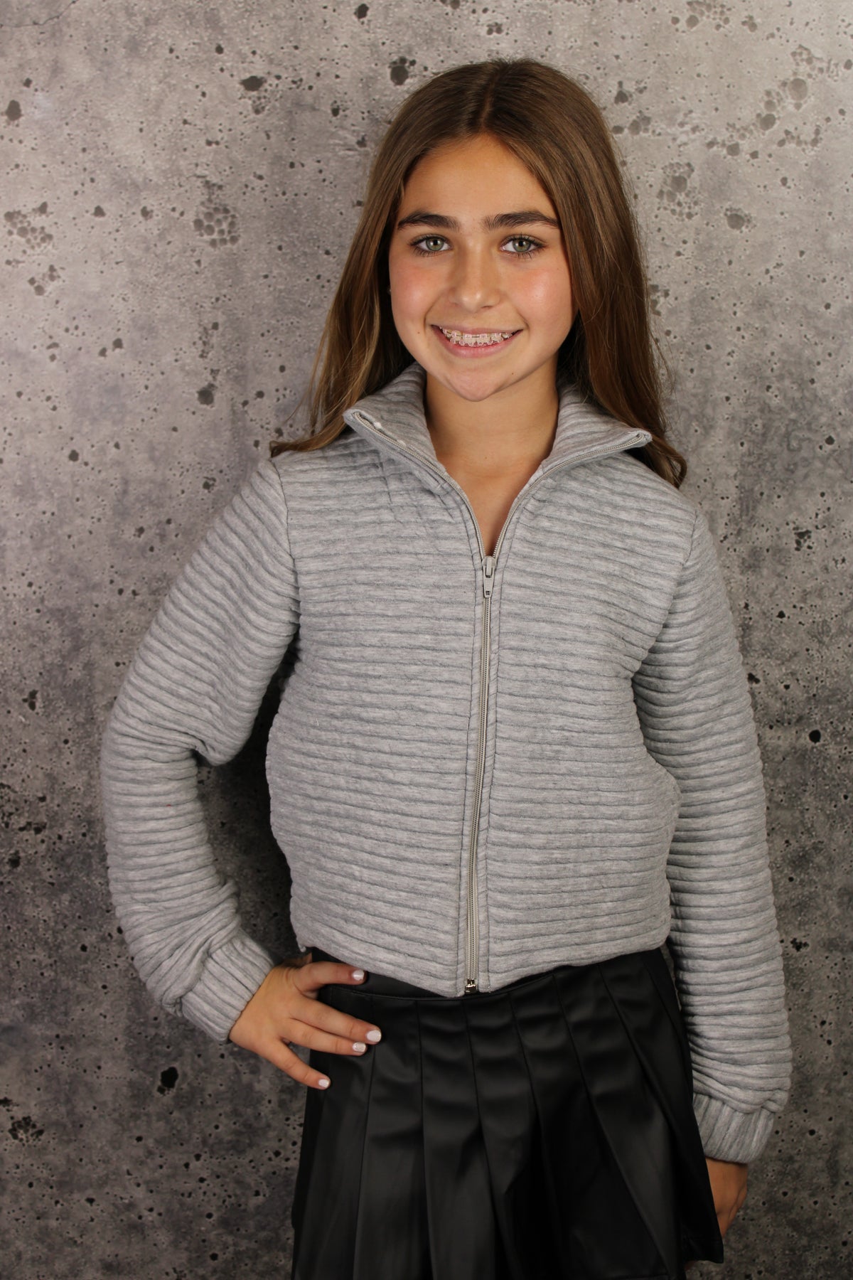 IS Grey Puff Jacket