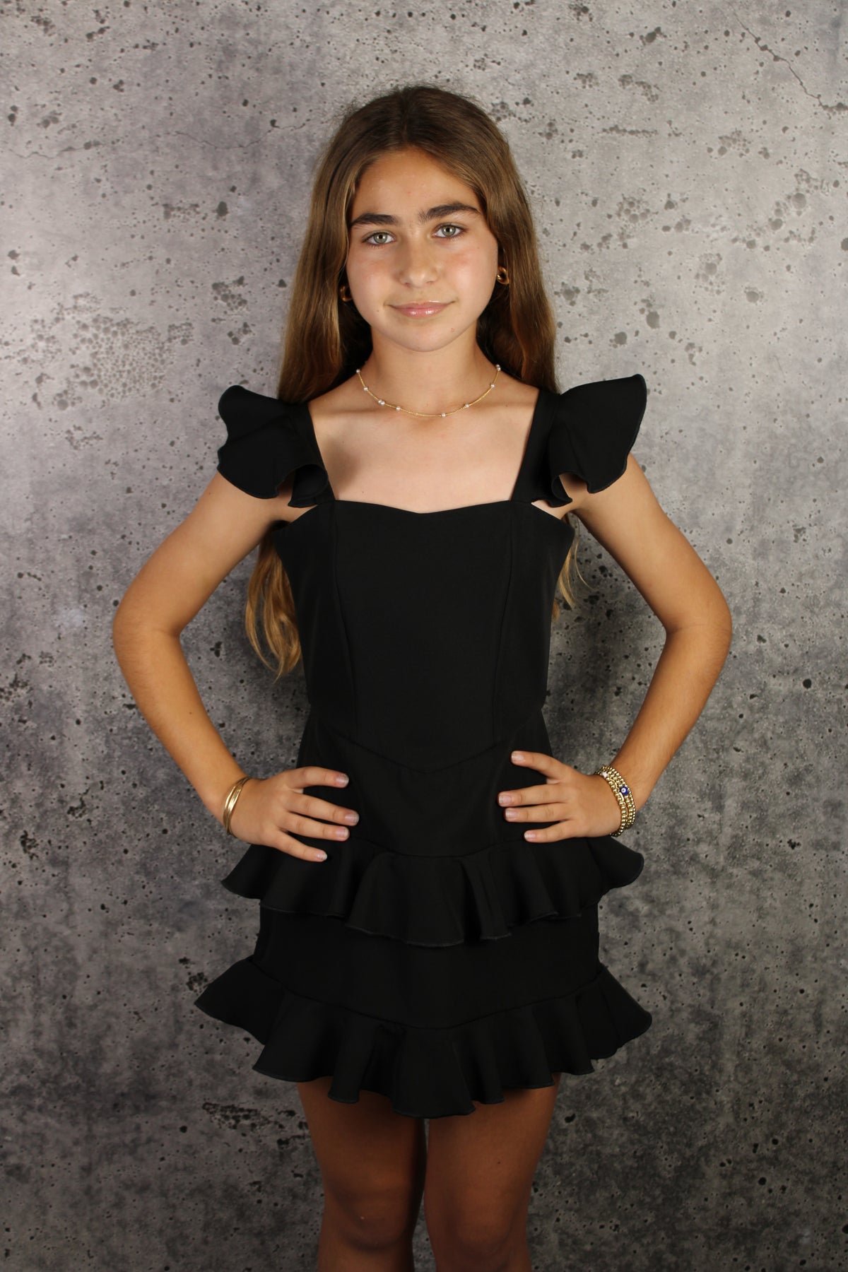 IS Black Tiered Ruffle Dress – IF SO