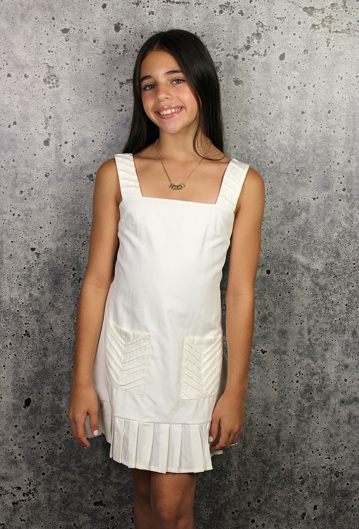 IS White Pocket Dress