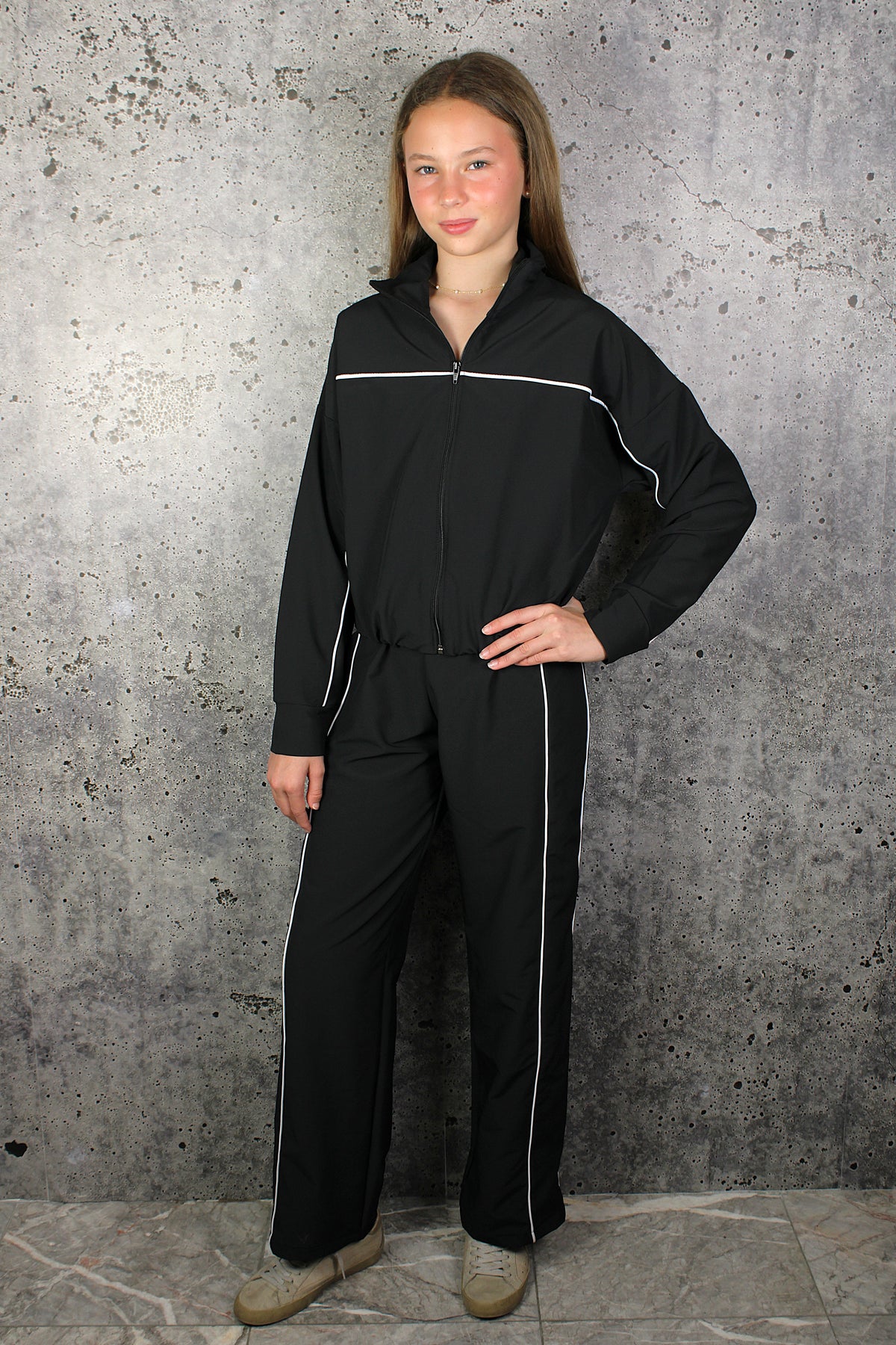 IS Black Track Suit Pant