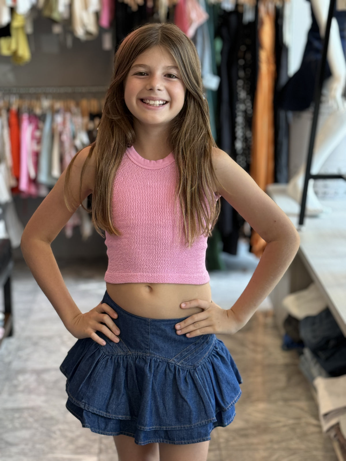 SU Pink Tank Top