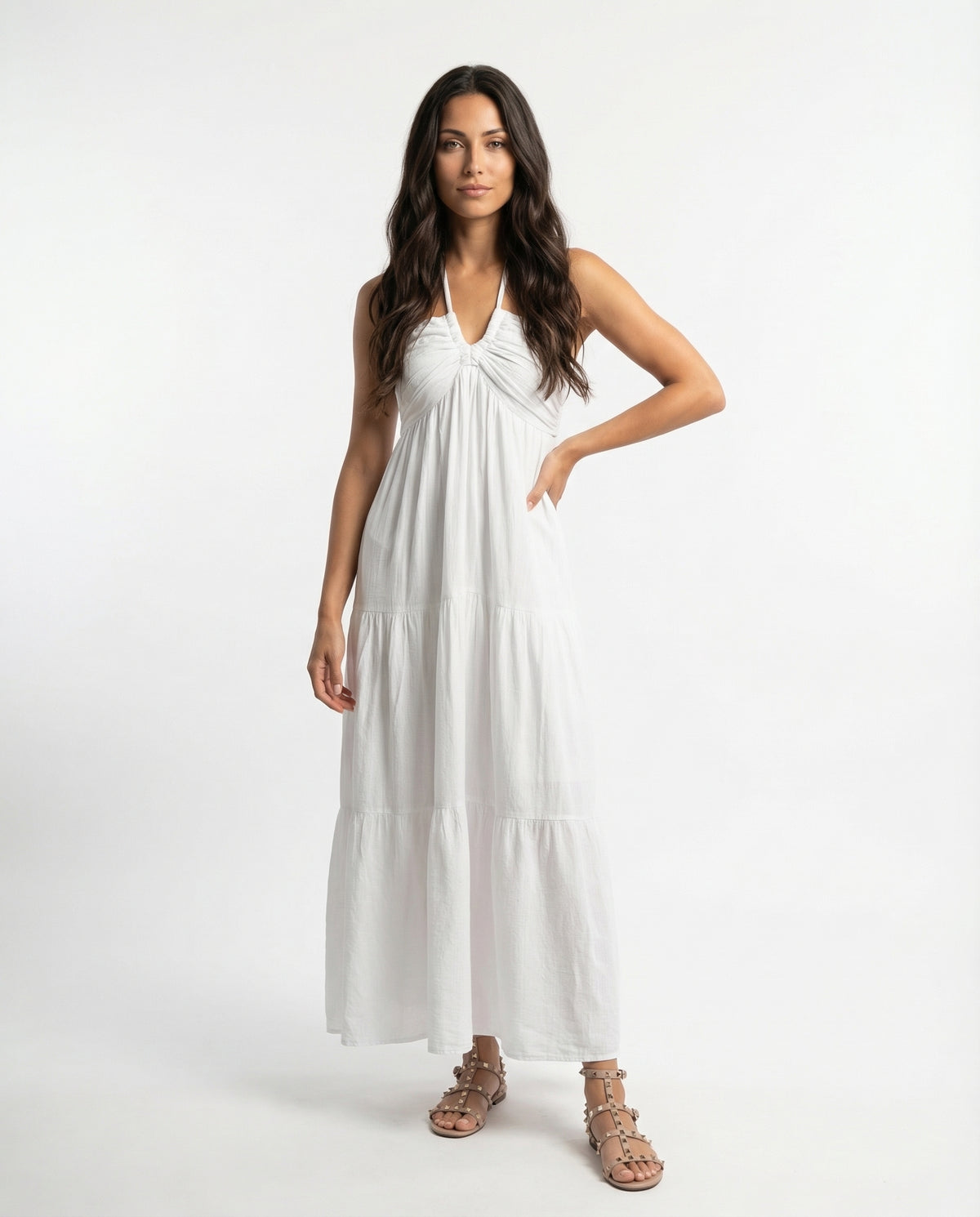 BN White Maxi Dress