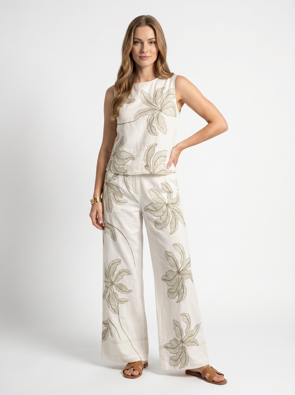 EV Sage Palm Print Set