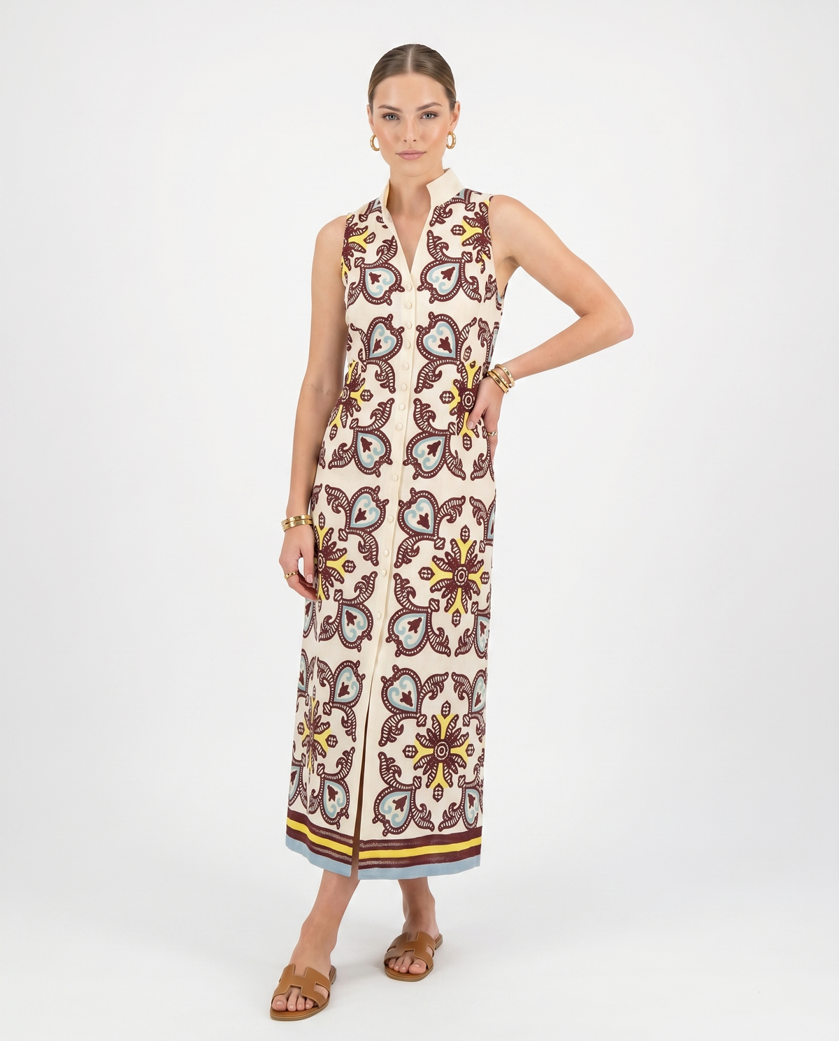 AZ Multicolor Paisley Dress