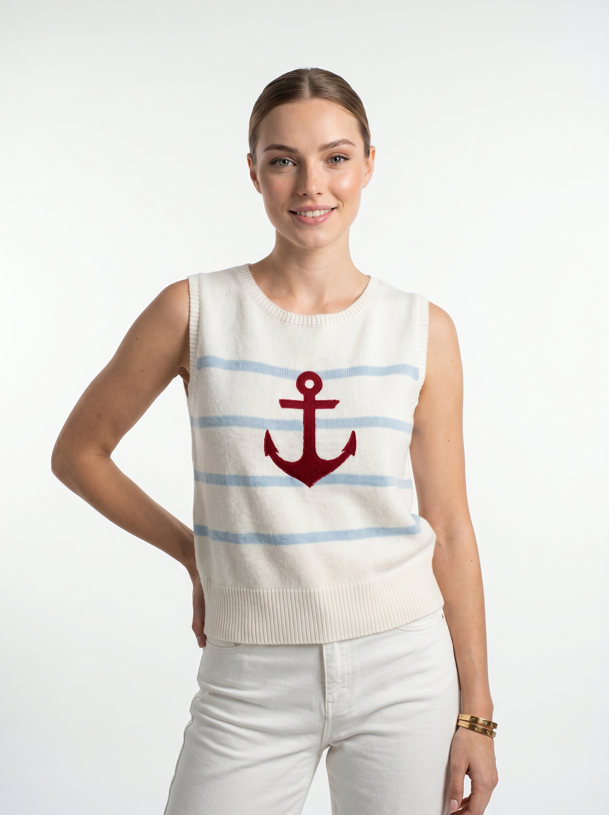 AB Stripe Anchor Top