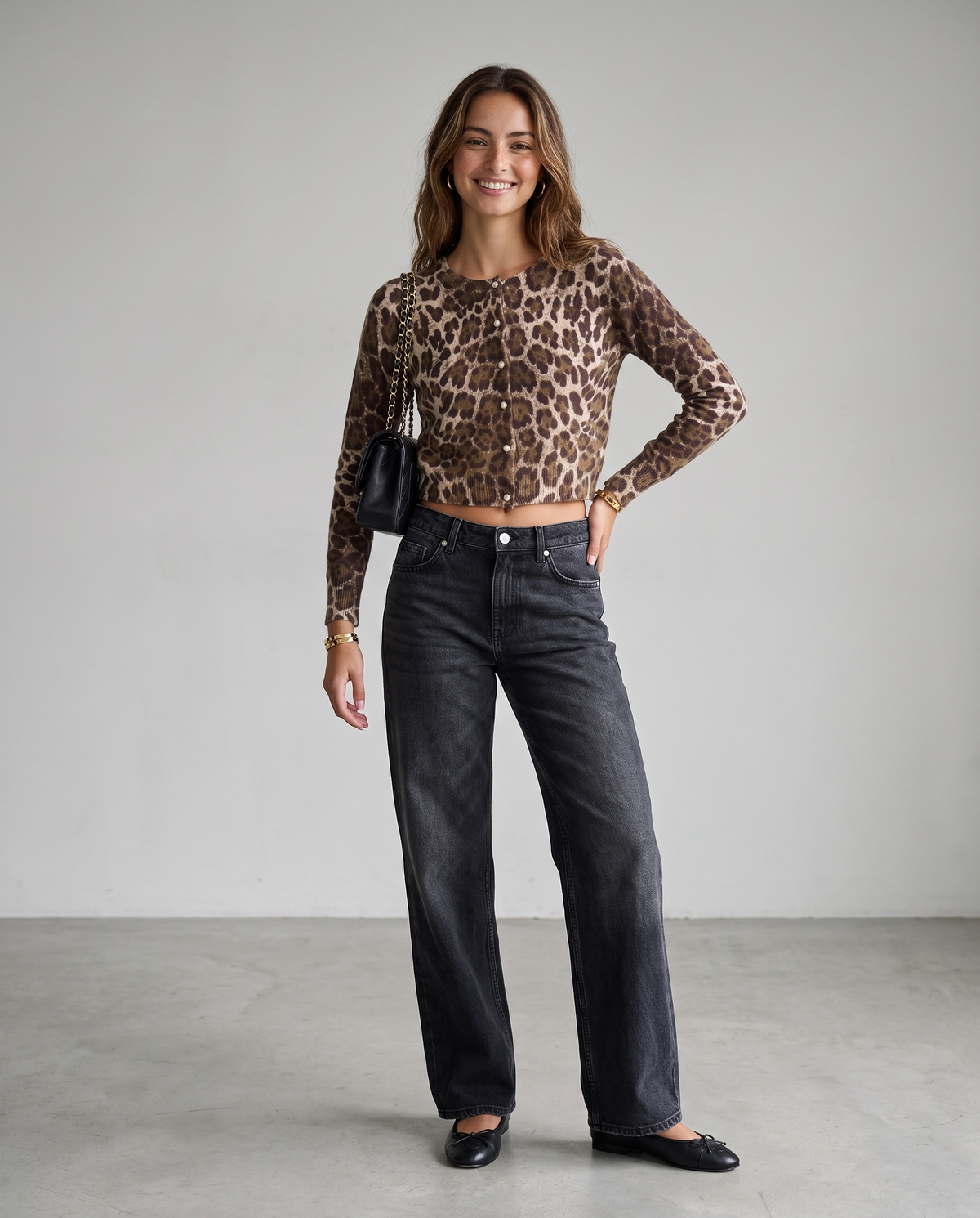 LP Animal Print Cardigan