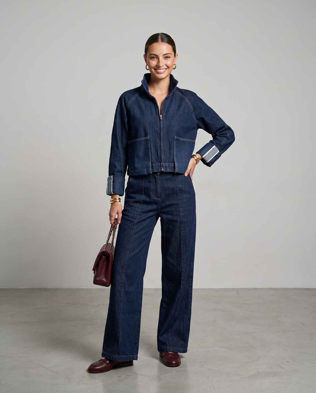 PR Denim Pant and Top Set