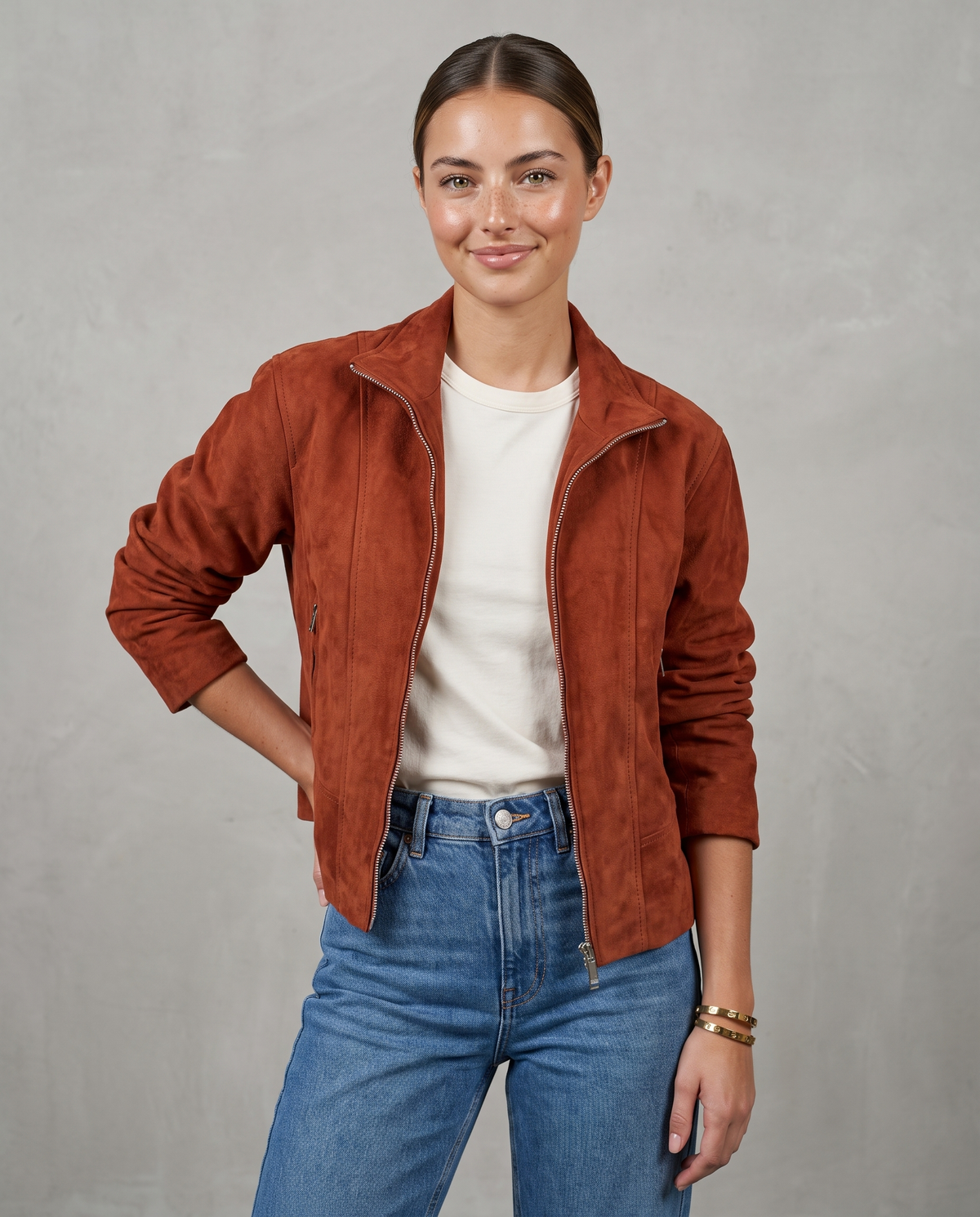 PR Rust Suede Jacket