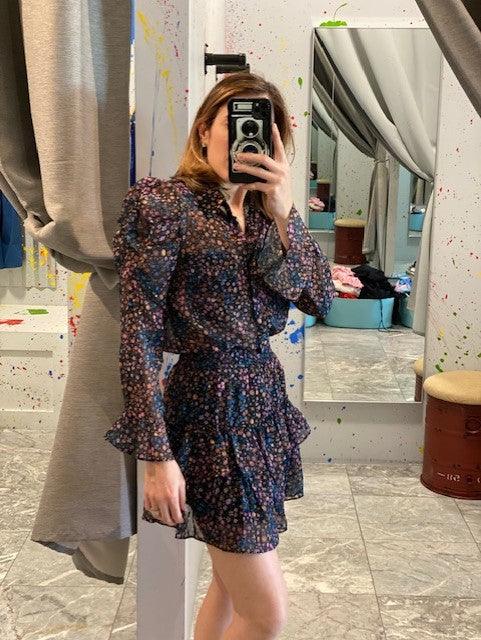 SO Black Floral Print Dress - IF SO 