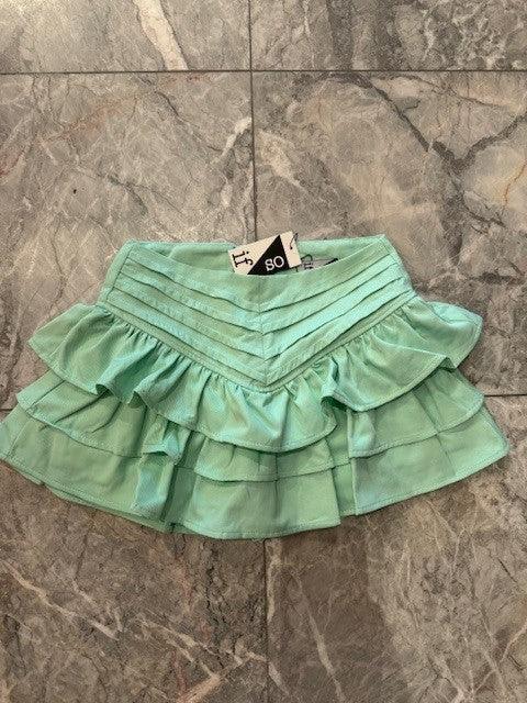 IS Mint Ruffle Skort - IF SO 