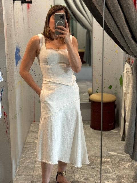 ES White Denim Top - IF SO 