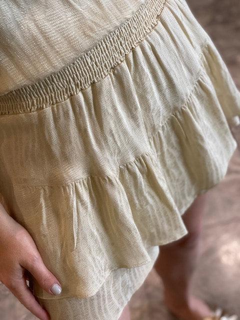 KR Jacquard Ruffle Skirt Dress - IF SO 