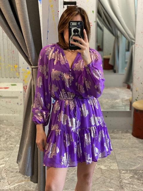 KG Amethyst/Gold Dress - IF SO 