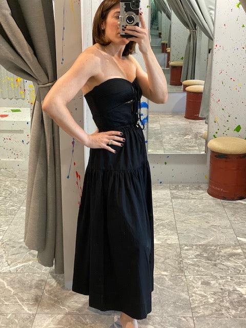 KG Black Strapless Maxi Dress – IF SO