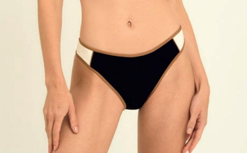TO Black Colorblock Bikini Bottom - IF SO 