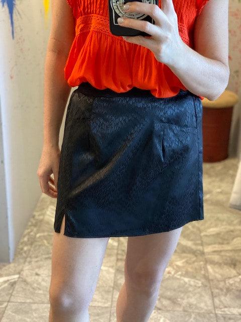 SL Black Textured Skirt - IF SO 