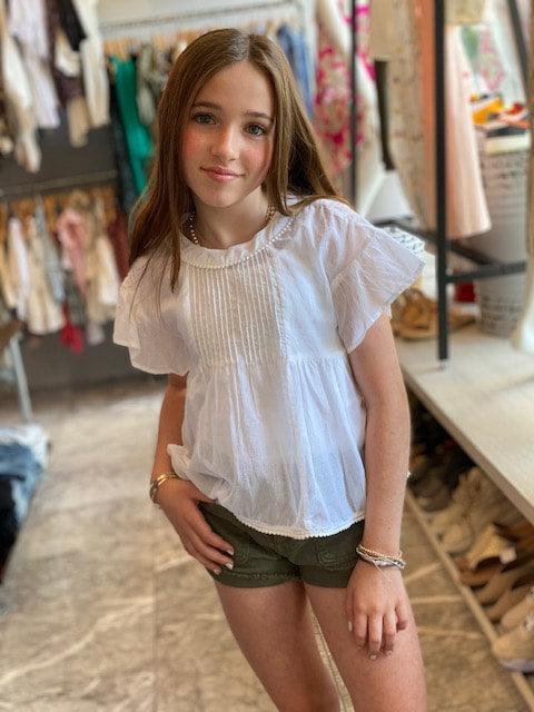MAY White Voile Top - IF SO 