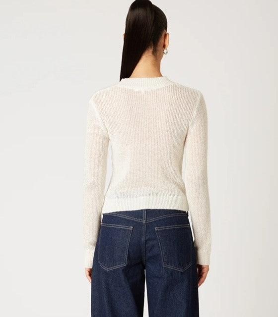 Ni White Lightweight Sweater - IF SO 