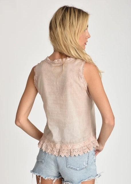 MM Blush Lace Detail Top - IF SO 