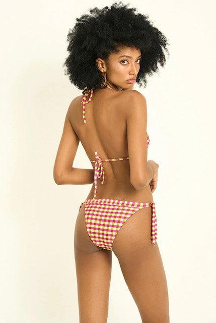 TO Pink Check Bikini Top - IF SO 