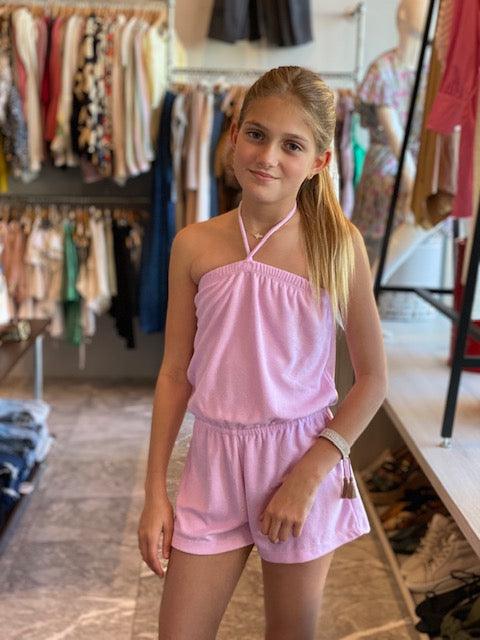 FBZ Pink Terry Romper - IF SO 