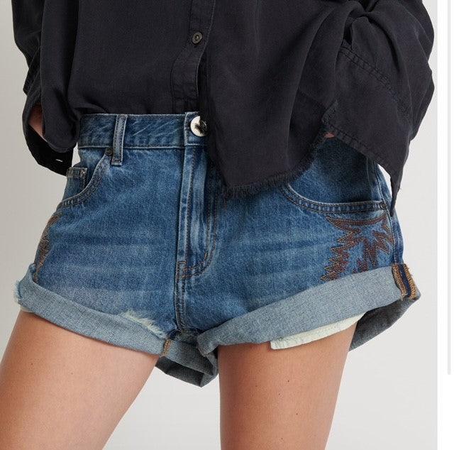 OT Westland Blue Motif Bandit Short - IF SO 