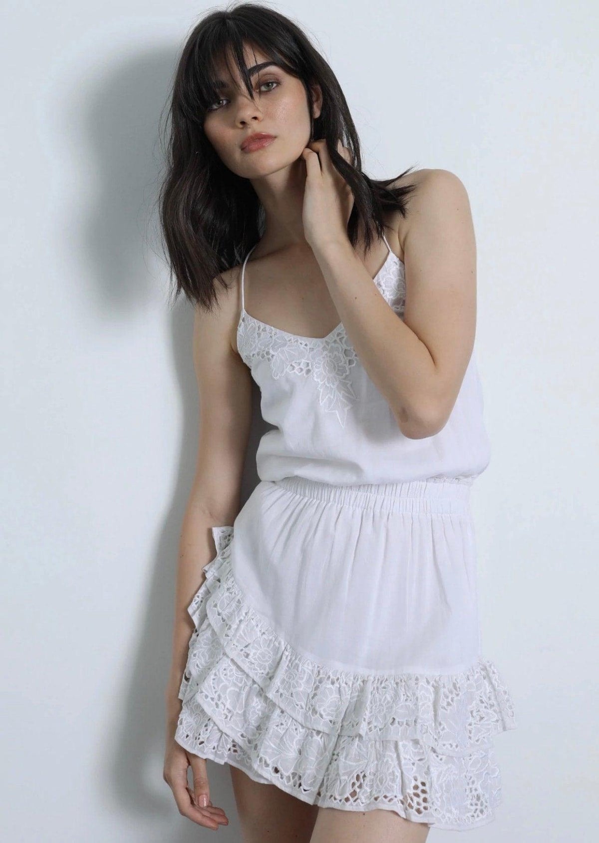 KG White Eyelet Dress - IF SO 