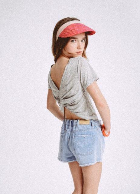 MM Grey Knot Back Top - IF SO 