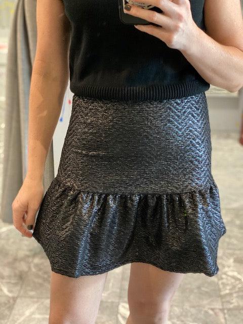 OS Black Shimmer Skirt - IF SO 